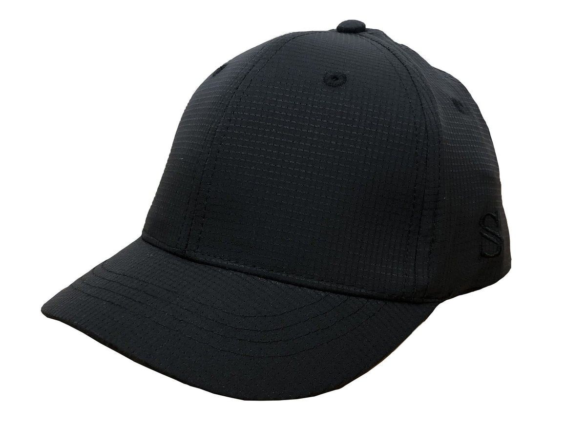 Smitty Performance Flex Fit Official Hats Black w/White Piping and