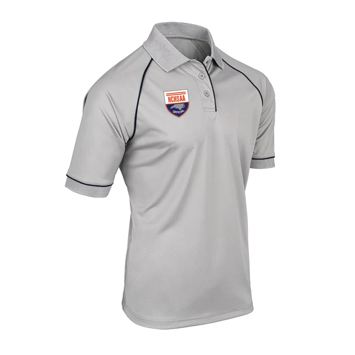 NEW! NCHSAA Grey Volleyball Officials Shirt - Men's Sizing – GeaRef